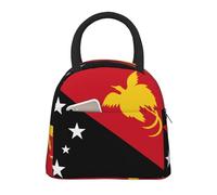 Papua New Guinea Drapeau Sac Isotherme Repas Portable Boîte À Déjeuner Voyage Grande Tote Réutilisable Pour Femmes Hommes Enfants École Extérieur Pique-Nique