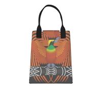 Papua New Guinea Emblème National Sac À Repas Pour École Travail Enfants Femmes Hommes Voyage Fourre-Tout Boîte À Repas Pour Voyage Pêche Pique-Nique École Extérieur