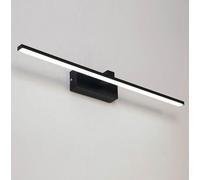 PAPUQ Applique murale LED pour éclairer tableaux et miroirs, LED 12W et 1200 lumens, ton lumière chaude, noir mat. 60 cm