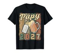 Papy 2027 Futur Grand Père Je suis Papi pour Naissance T-Shirt