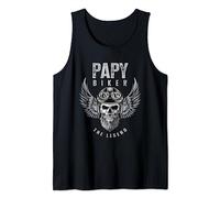 Papy biker motard cadeau drôle moto papi Débardeur
