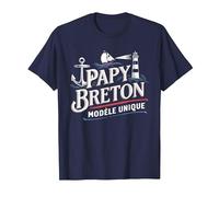 Papy Breton Modèle Unique Idée Cadeau Original T-Shirt