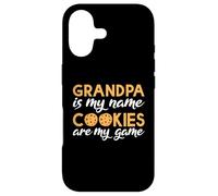 Papy C'est Mon nom Les Cookies sont Mon Jeu Cookie Grandpa Coque pour iPhone 17