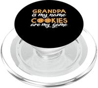 Papy C'est Mon nom Les Cookies sont Mon Jeu Cookie Grandpa PopSockets PopGrip pour MagSafe