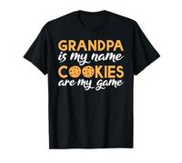 Papy C'est Mon nom Les Cookies sont Mon Jeu Cookie Grandpa T-Shirt