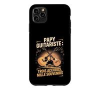 Papy Guitariste Trois Accords Mille Souvenirs Coque pour iPhone 11 Pro Max