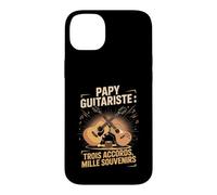 Papy Guitariste Trois Accords Mille Souvenirs Coque pour iPhone 14 Plus