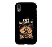Papy Guitariste Trois Accords Mille Souvenirs Coque pour iPhone XR