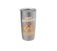 Papy Guitariste Trois Accords Mille Souvenirs Gobelet isotherme en acier inoxydable double paroi