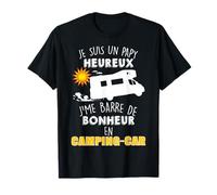 Papy Heureux en Camping-Car Soleil Liberté Grand-Père T-Shirt