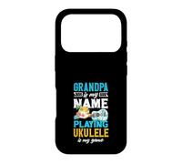 Papy is My Name Playing ukulélé is My Game Player Coque pour iPhone 17 Pro