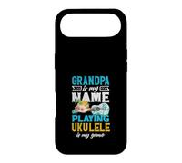 Papy is My Name Playing ukulélé is My Game Player Coque pour iPhone Air