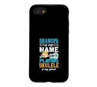 Papy is My Name Playing ukulélé is My Game Player Coque pour iPhone SE (2020) / 7/8