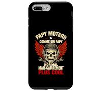 Papy Motard comme Un Papy Normal mais Carrement Plus Cool Coque pour iPhone 7 Plus/8 Plus