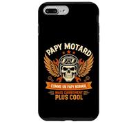 Papy Motard comme Un Papy Normal mais Carrement Plus Cool Coque pour iPhone 7 Plus/8 Plus