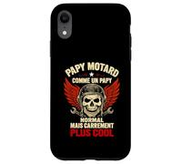 Papy Motard comme Un Papy Normal mais Carrement Plus Cool Coque pour iPhone XR