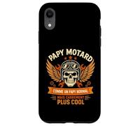 Papy Motard comme Un Papy Normal mais Carrement Plus Cool Coque pour iPhone XR