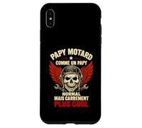 Papy Motard comme Un Papy Normal mais Carrement Plus Cool Coque pour iPhone XS Max