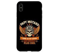 Papy Motard comme Un Papy Normal mais Carrement Plus Cool Coque pour iPhone XS Max
