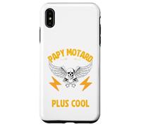 Papy Motard comme Un Papy Normal mais Carrement Plus Cool Coque pour iPhone XS Max