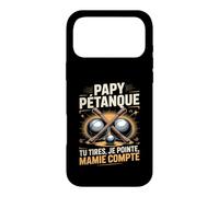 Papy Pétanque Tu Tires Je Pointe Mamie Compte Coque pour iPhone 17 Pro Max