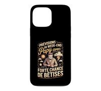 Papy Prévisions du W nd Forte Chance De Bêtises Coque pour iPhone 13 Pro Max