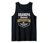 Papy Sait Tout ce Que Dit Grandfather Pride Débardeur