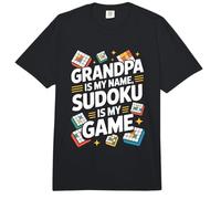Papy s'appelle Mon nom Sudoku est Mon Jeu Comfort Colors Adult Heavyweight T-Shirt