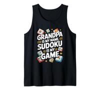 Papy s'appelle Mon nom Sudoku est Mon Jeu Débardeur