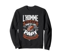 Papy Saucisson apéro idée Cadeau pour Grand-père Humour Sweatshirt