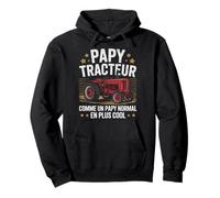 Papy Tracteur Cadeau Fête Des Pères Agriculteur Vintage Sweat à Capuche