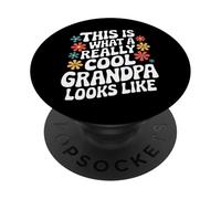 Papy, Voici à Quoi Ressemble Un Grand-père Vraiment Cool PopSockets PopGrip Adhésif