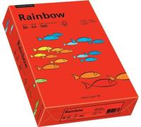 Papyrus 88042475 Rainbow Intensiv A4, 80 g/qm, intensivrot, 500 Blatt