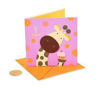 Papyrus Carte 1er anniversaire (câlins et baisers)