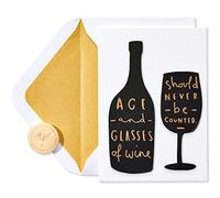 Papyrus Carte d'anniversaire humoristique (vin)