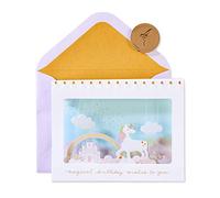Papyrus Carte d'anniversaire licorne pour fille (vœux magiques)