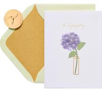 Papyrus Carte de condoléances (vase floral)