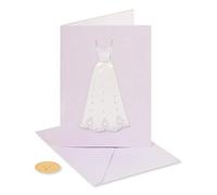 Papyrus Carte de mariage (robe de mariée faite à la main)