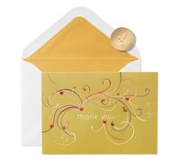Papyrus Carte de remerciement vierge (Gemmes florissantes)