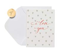 Papyrus Carte romantique vierge (I Love You)