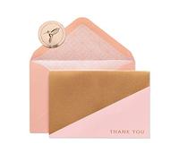 Papyrus Cartes de remerciement en boîte avec enveloppes, géométrique, (16 pièces)