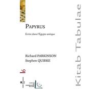 Papyrus écrire dans l'Egypte antique
