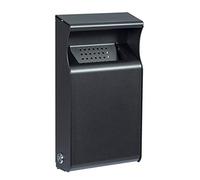 Papyrus Kopa Rossignol Cendrier mural 1L en acier revêtu par pulvérisation avec UV absorbant, Anthrazitgrau matt