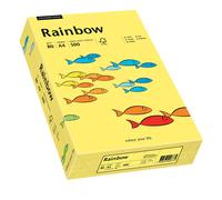 PAPYRUS Papier Copie Rainbow Jaune Buntpapier DIN A4 80 g 500 Feuilles