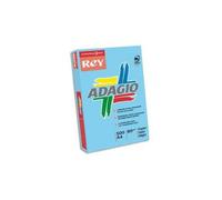 REY INAPA Ramette 500 feuilles papier couleur vive ADAGIO Bleu vif A4 80g