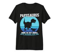 Papysaurus comme Un Papy Normal Grand-père T-Shirt Haut de Gamme