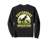 Papysaurus comme Un Papy Normal Humour Grand-Père Dinosaure Sweatshirt