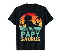 Papysaurus T Rex Dinosaure Papy Saurus Humour Grand-Père T-Shirt