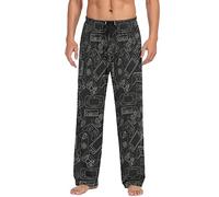 PAQGSREM Pantalon de pyjama pour homme avec poches, Jeu vidéo multiple, L