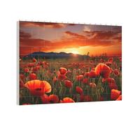 PAQOLSMCKR Puzzle de briques de construction carrées rouges - Puzzle de blocs de construction personnalisés pour adultes - Décoration d'intérieur - Cadeau